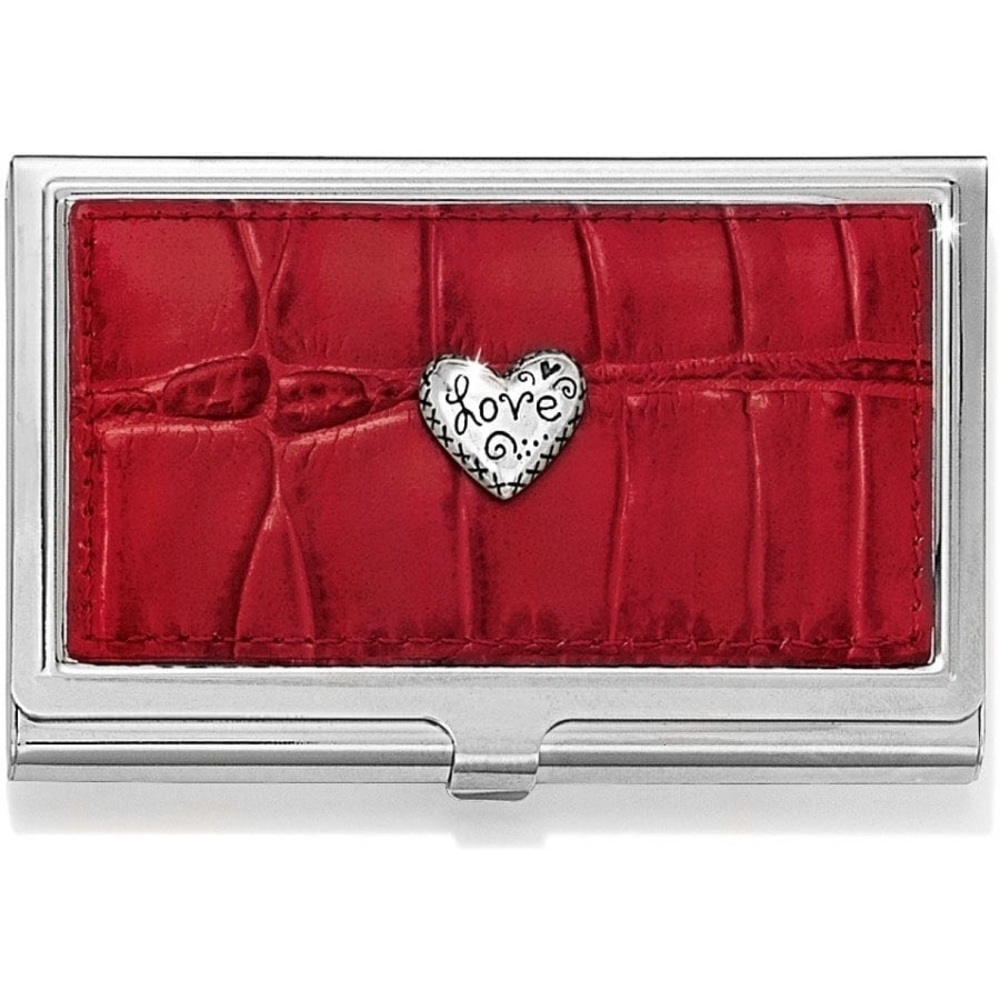 Brighton Love Beat Business Card Holder with Dust Bag NWT